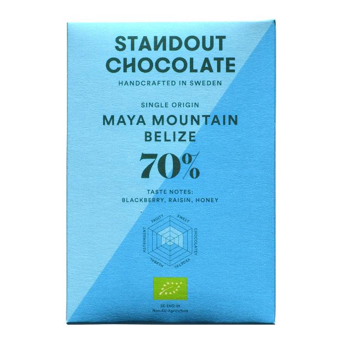 STANDOUT CHOCOLATE - Maya Mountain, Belize 70% BIO