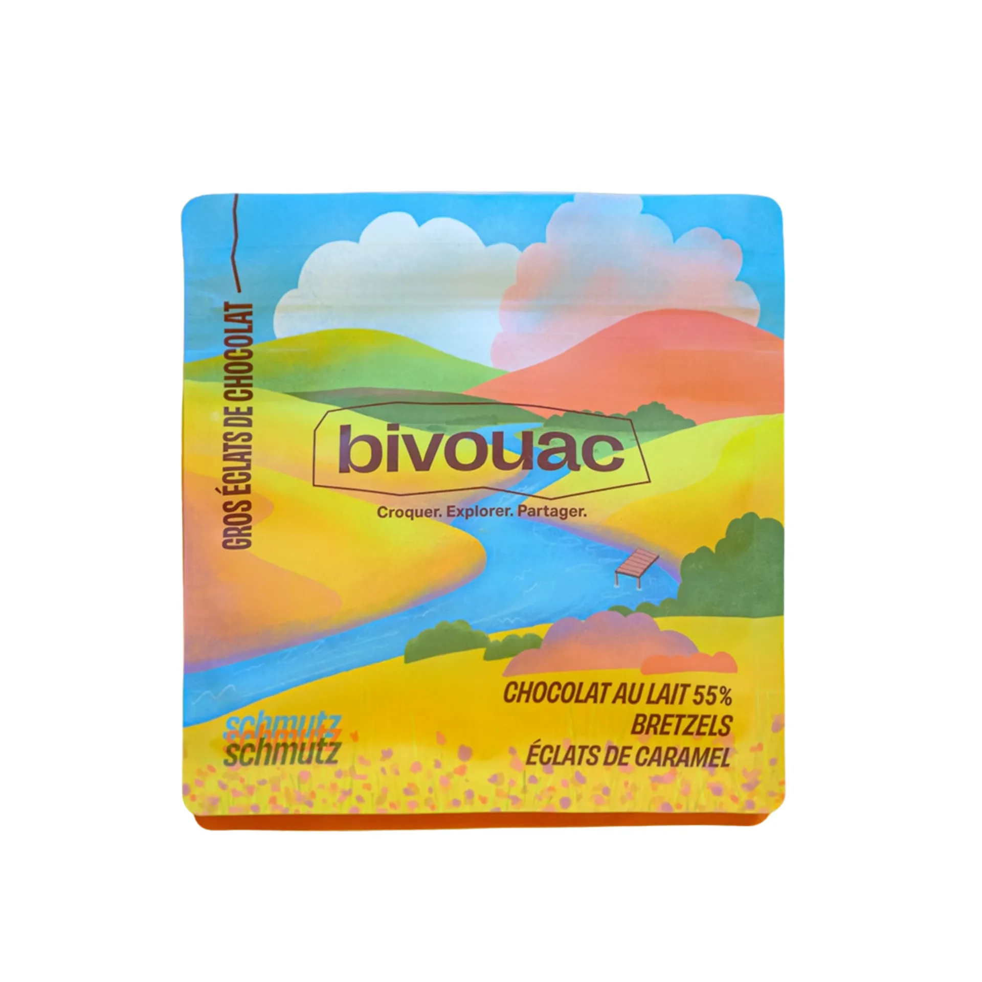 BIVOUAC - Schmutz - Dark milk pretzel and caramel 55%