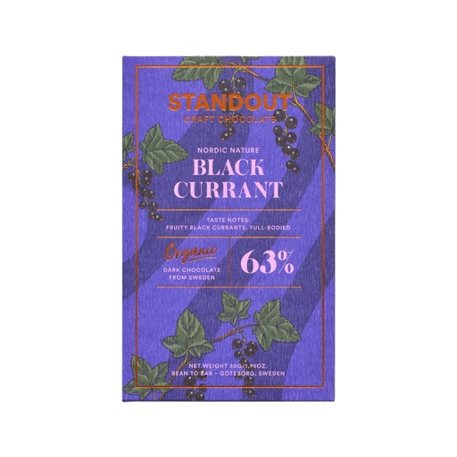 STANDOUT CHOCOLATE - Blackcurrant 63%
