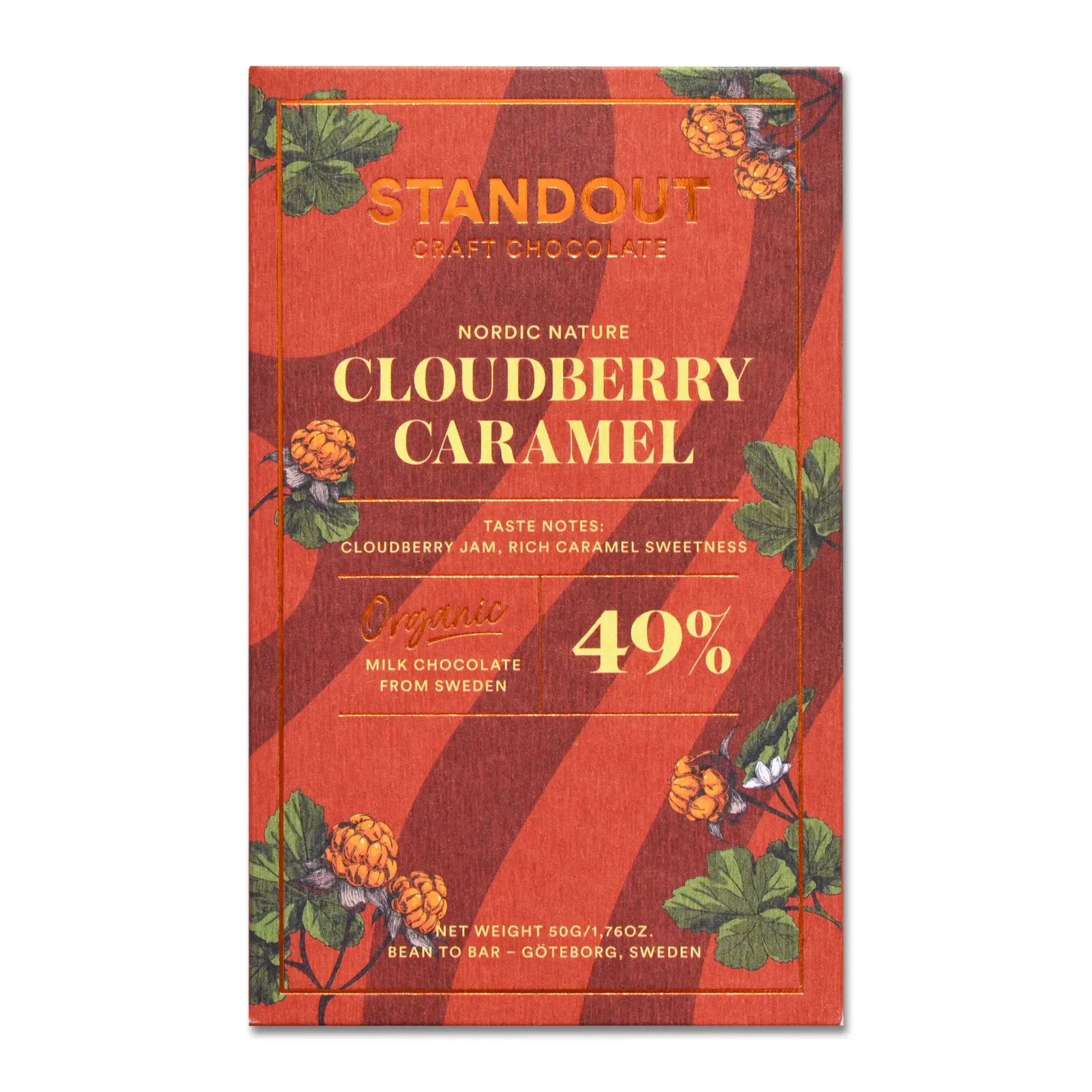 STANDOUT CHOCOLATE - Caramel de mûre jaune 49%
